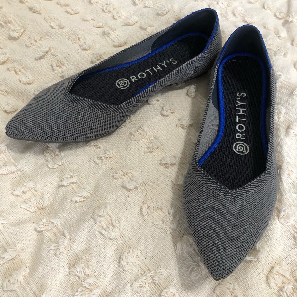 Rothy’s Birdseye Pointed Toe Flats